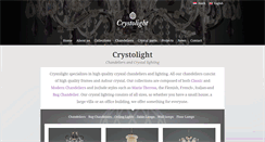 Desktop Screenshot of crystolightchandeliers.com